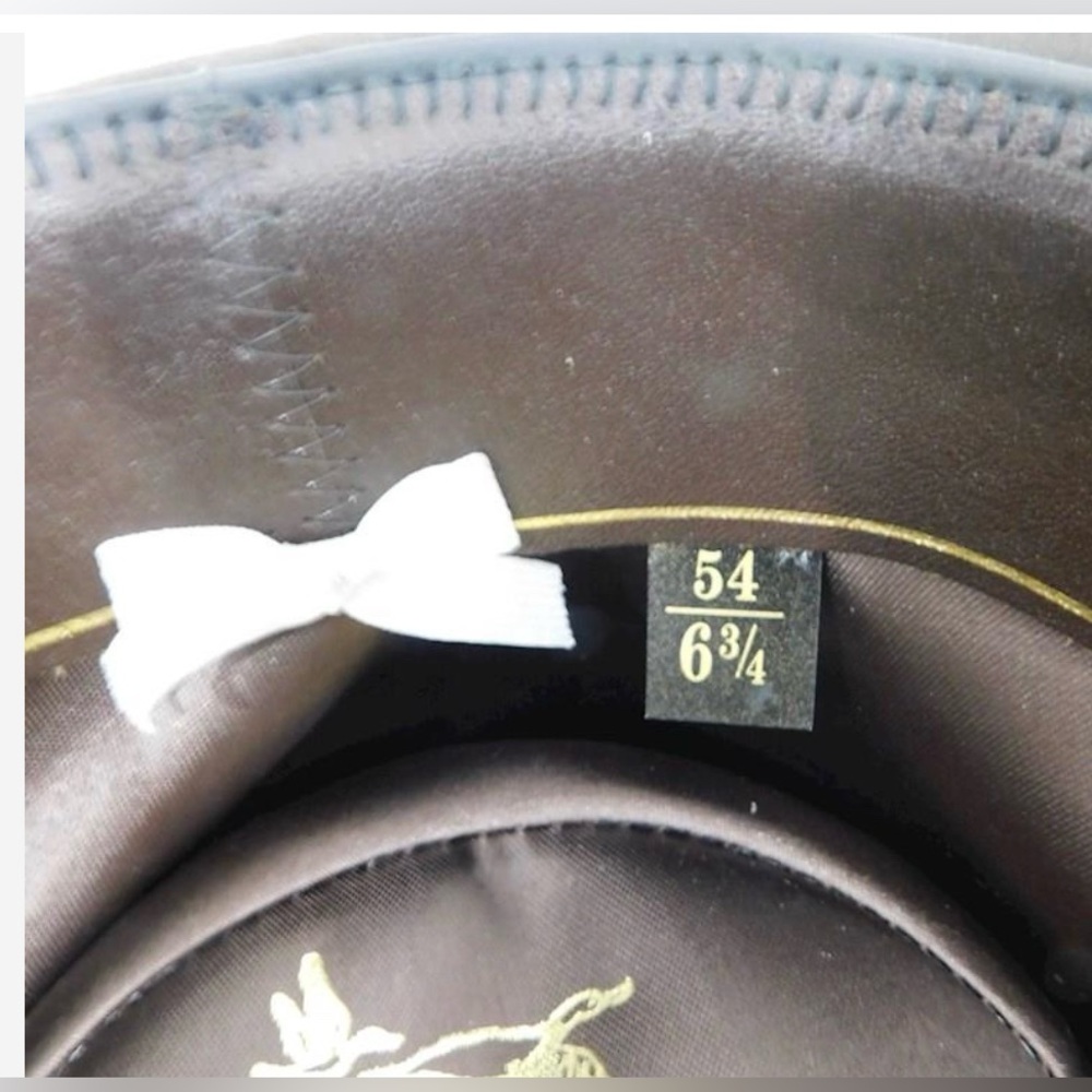 Stetson Cowboy Hat The Gun Club Cabelas Three Forks Hat Size 54 Size 6 3/4 - Picture 5 of 17